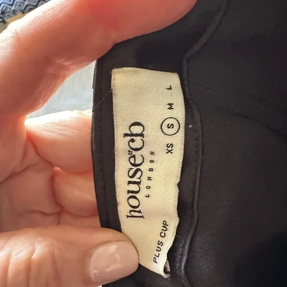 House of CB - BLACK SATIN STRAPLESS CORSET MAXI - Picture 6 of 12